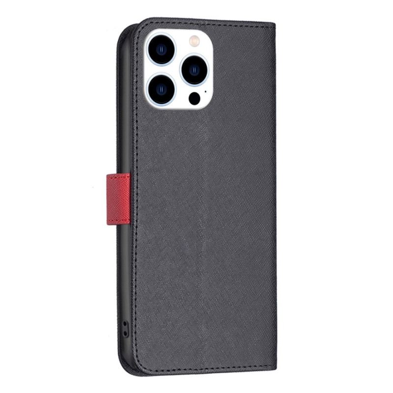 Capa Folio Para iPhone 14 Pro Cor Binfen De Dois Tons