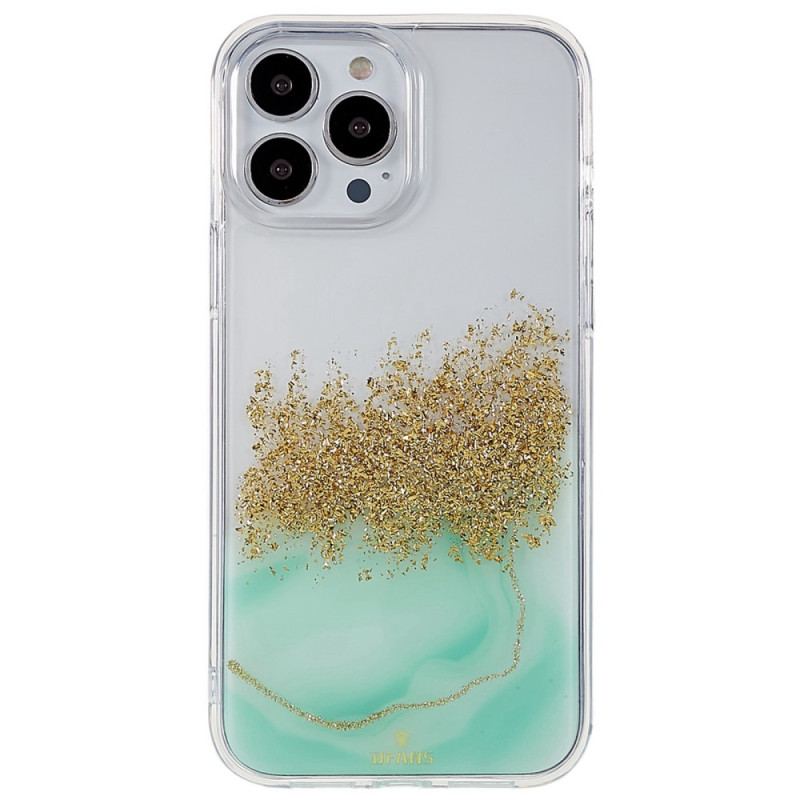 Capa Para iPhone 14 Pro Arte Glitter