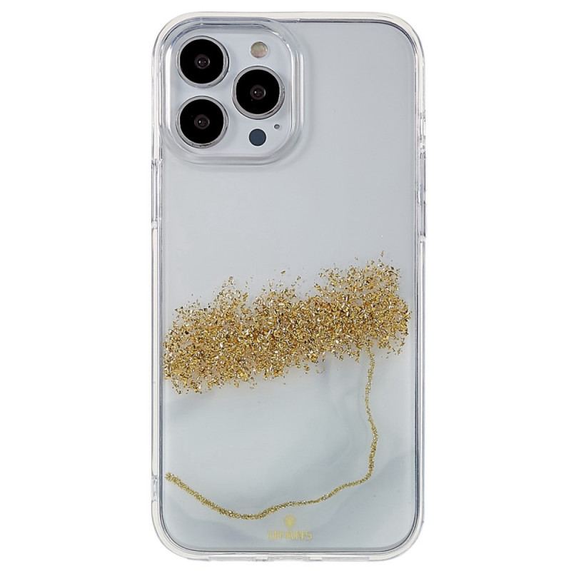 Capa Para iPhone 14 Pro Arte Glitter