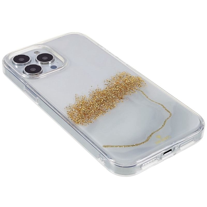 Capa Para iPhone 14 Pro Arte Glitter