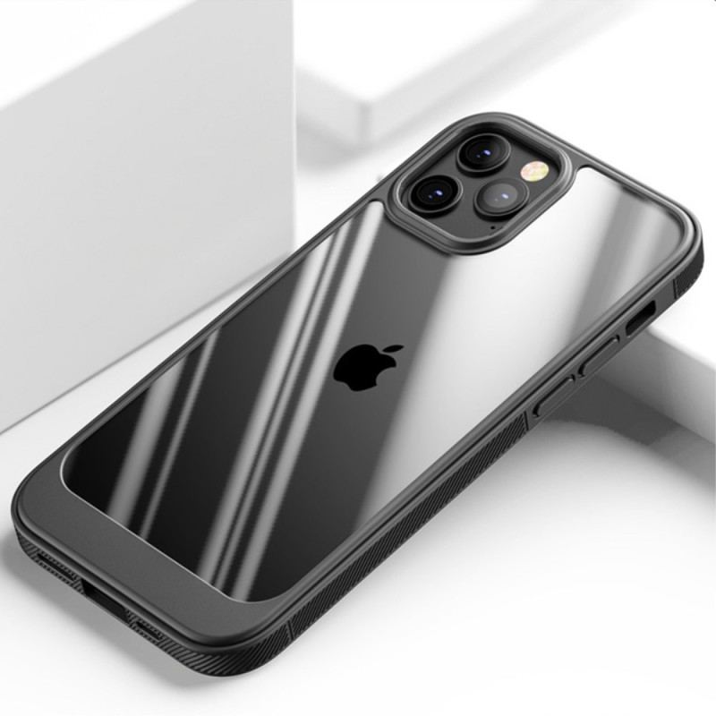 Capa Para iPhone 14 Pro Bordas Antiderrapantes Híbridas