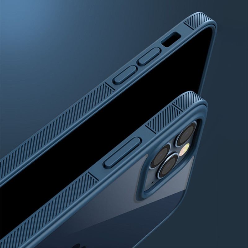 Capa Para iPhone 14 Pro Bordas Antiderrapantes Híbridas