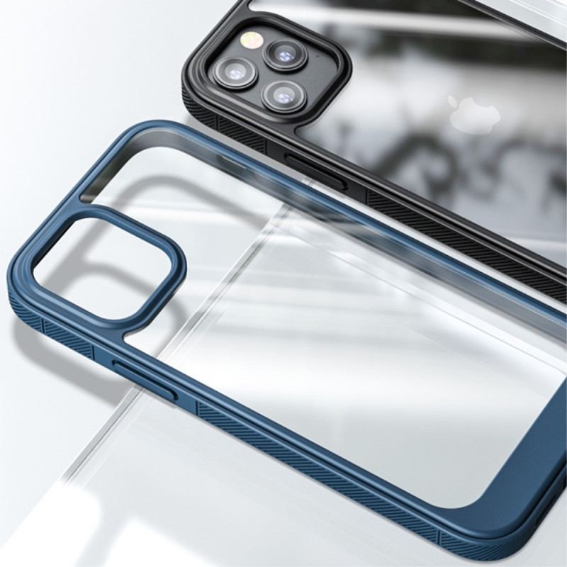 Capa Para iPhone 14 Pro Bordas Antiderrapantes Híbridas