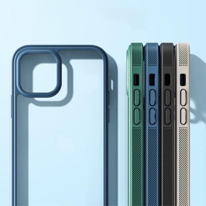 Capa Para iPhone 14 Pro Bordas Antiderrapantes Híbridas