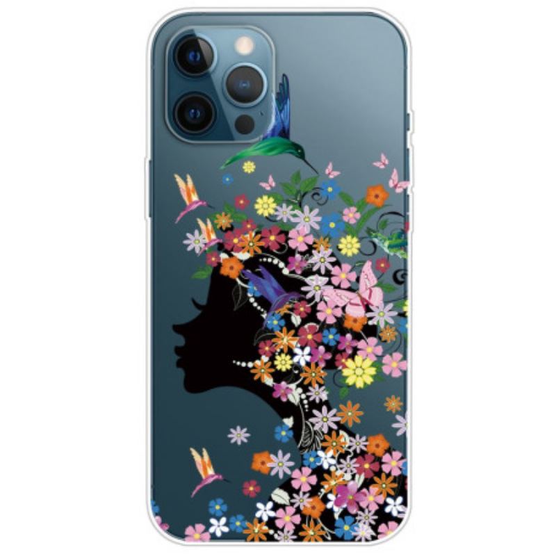 Capa Para iPhone 14 Pro Cabeça De Flor