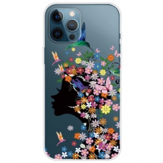 Capa Para iPhone 14 Pro Cabeça De Flor