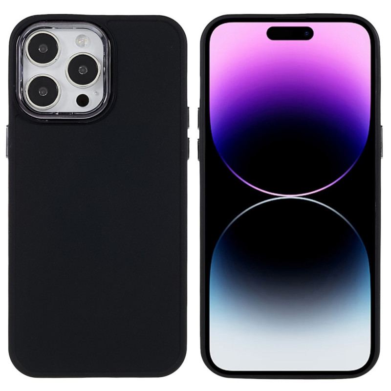 Capa Para iPhone 14 Pro Câmera Contorno Clássica