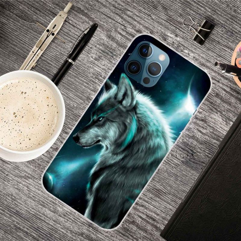 Capa Para iPhone 14 Pro Declinações Lobo