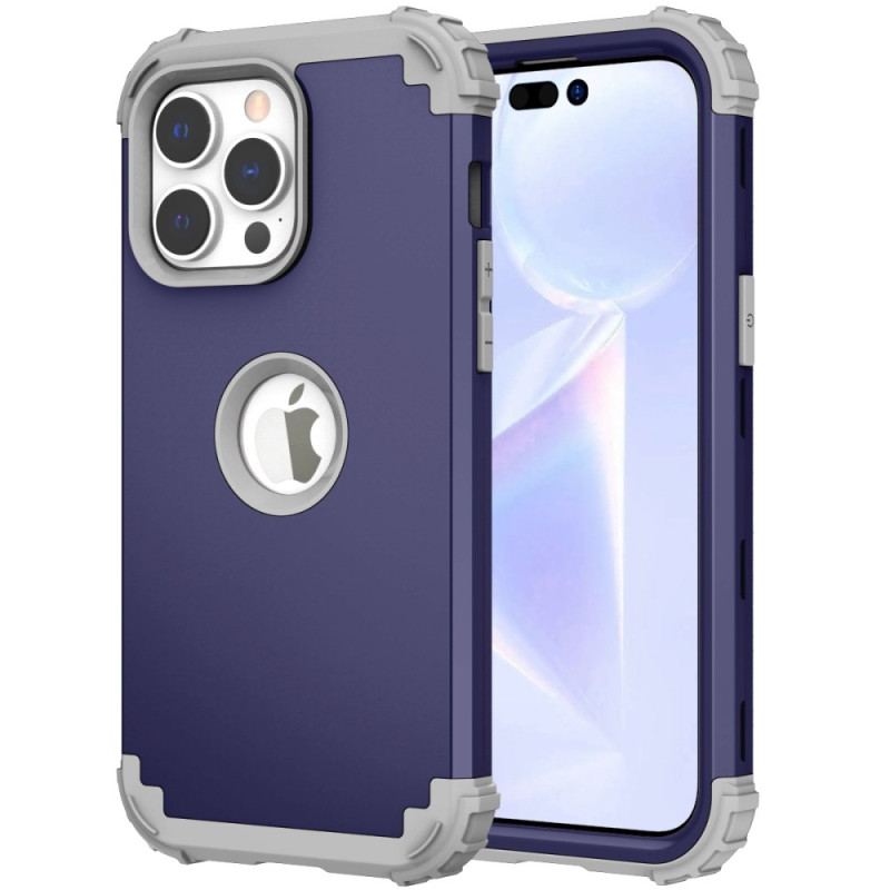 Capa Para iPhone 14 Pro Efeito Metálico