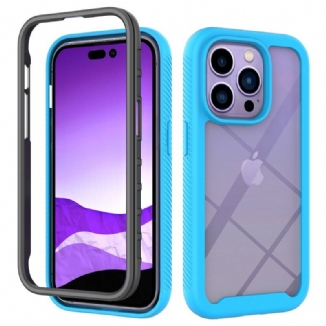 Capa Para iPhone 14 Pro Pára-choques De Estrutura Híbrida