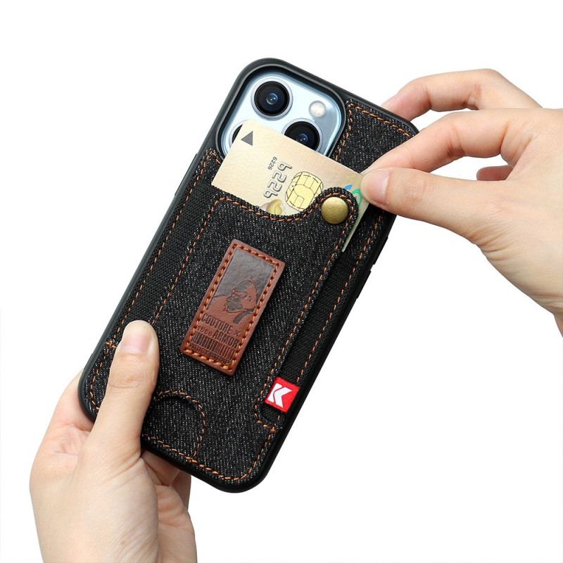 Capa Para iPhone 14 Pro Porta-cartões E Alça Para Jeans