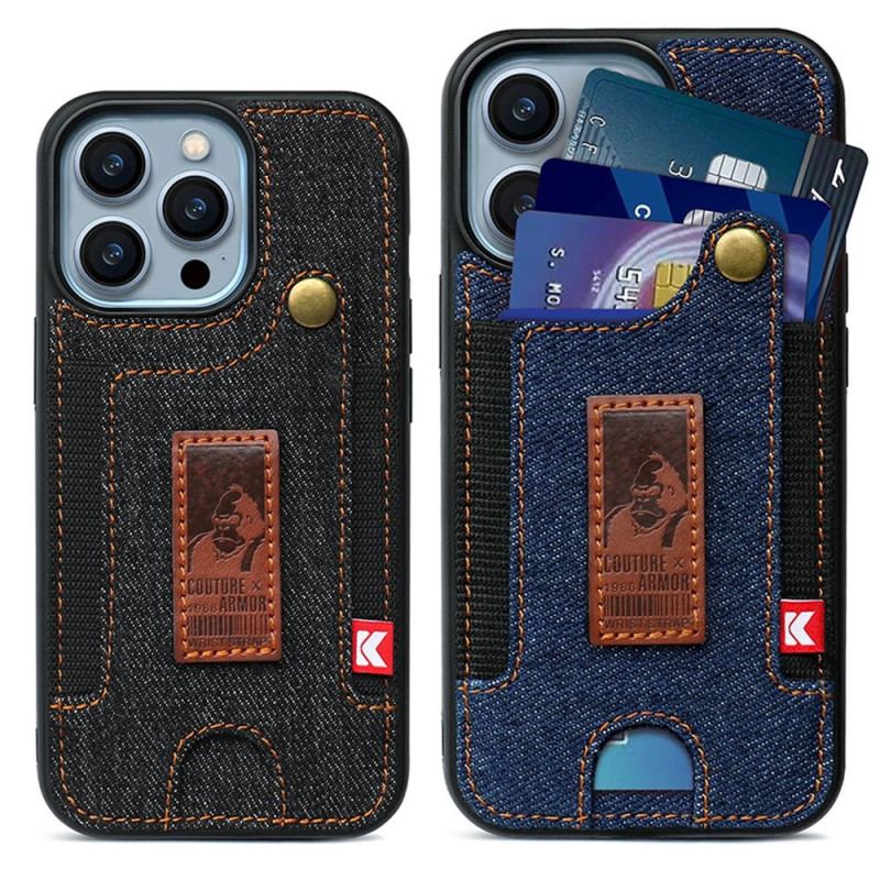 Capa Para iPhone 14 Pro Porta-cartões E Alça Para Jeans