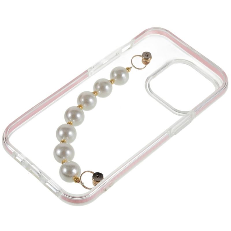 Capa Para iPhone 14 Pro Pulseira De Silicone