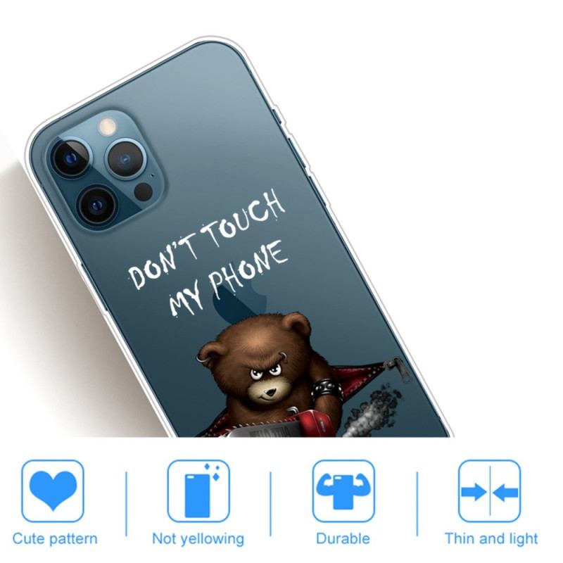 Capa Para iPhone 14 Pro Urso Perigoso