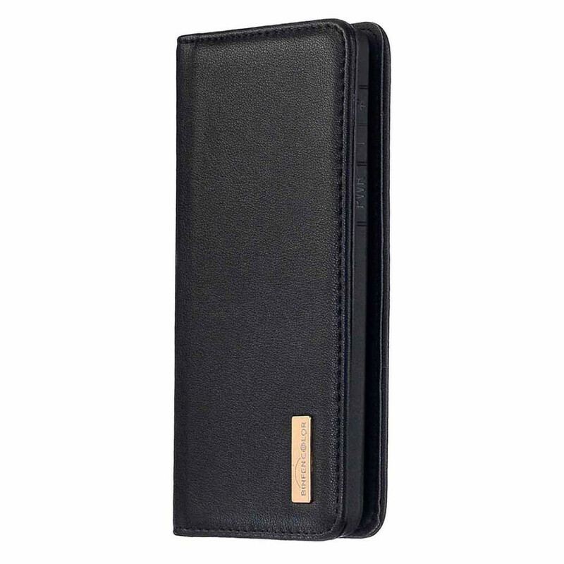 Capa De Celular Para Samsung Galaxy S20 Plus / S20 Plus 5G Flip Couro Genuíno Destacável