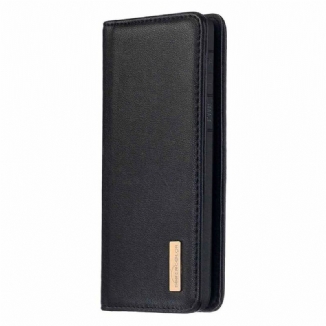 Capa De Celular Para Samsung Galaxy S20 Plus / S20 Plus 5G Flip Couro Genuíno Destacável