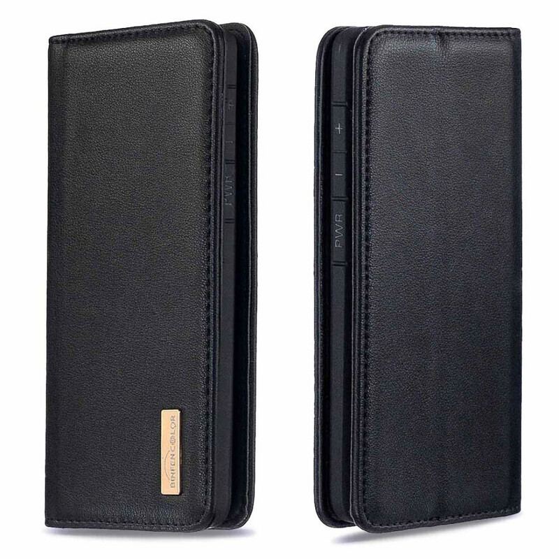 Capa De Celular Para Samsung Galaxy S20 Plus / S20 Plus 5G Flip Couro Genuíno Destacável