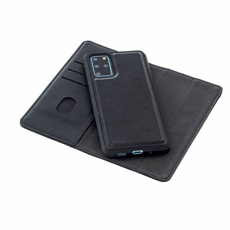 Capa De Celular Para Samsung Galaxy S20 Plus / S20 Plus 5G Flip Couro Genuíno Destacável