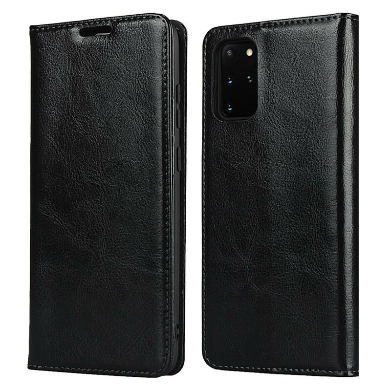 Capa De Celular Para Samsung Galaxy S20 Plus / S20 Plus 5G Flip Couro Legitimo