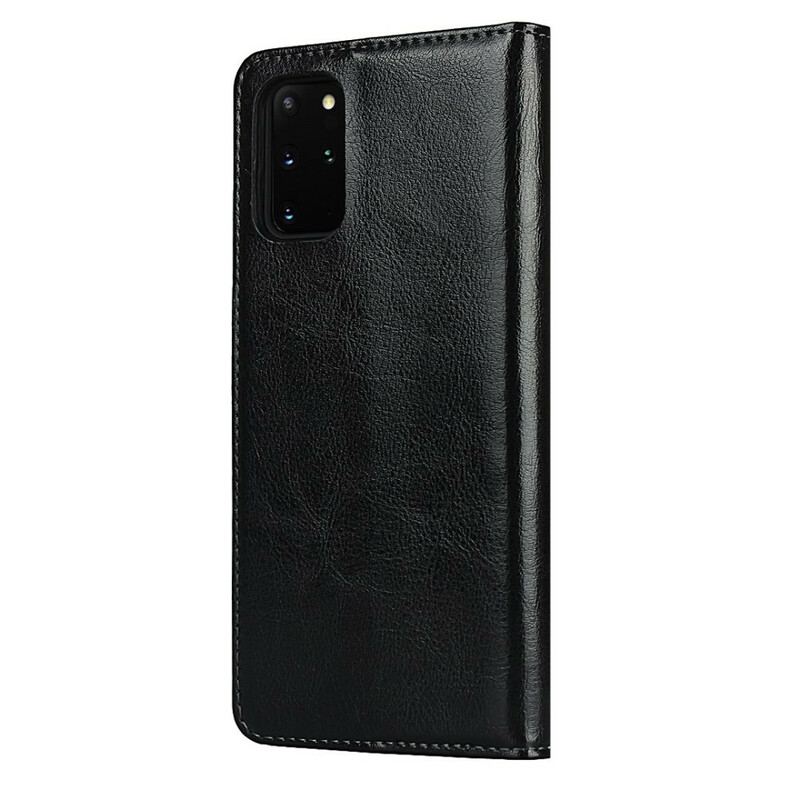 Capa De Celular Para Samsung Galaxy S20 Plus / S20 Plus 5G Flip Couro Legitimo