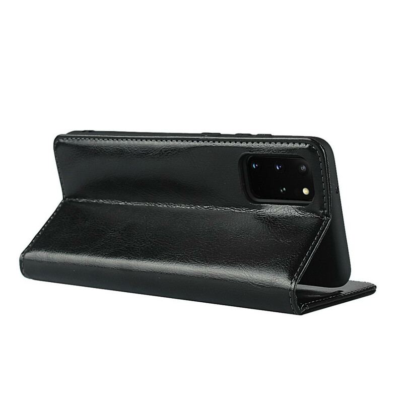 Capa De Celular Para Samsung Galaxy S20 Plus / S20 Plus 5G Flip Couro Legitimo