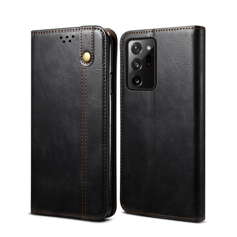 Capa De Celular Para Samsung Galaxy S20 Plus / S20 Plus 5G Flip Couro Sintético Encerado