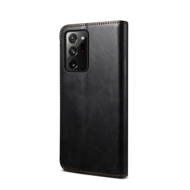 Capa De Celular Para Samsung Galaxy S20 Plus / S20 Plus 5G Flip Couro Sintético Encerado