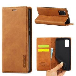 Capa De Celular Para Samsung Galaxy S20 Plus / S20 Plus 5G Flip Lc.imeeke Efeito Couro