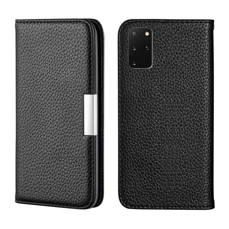 Capa De Celular Para Samsung Galaxy S20 Plus / S20 Plus 5G Flip Lichia Ultra Chic Faux Couro