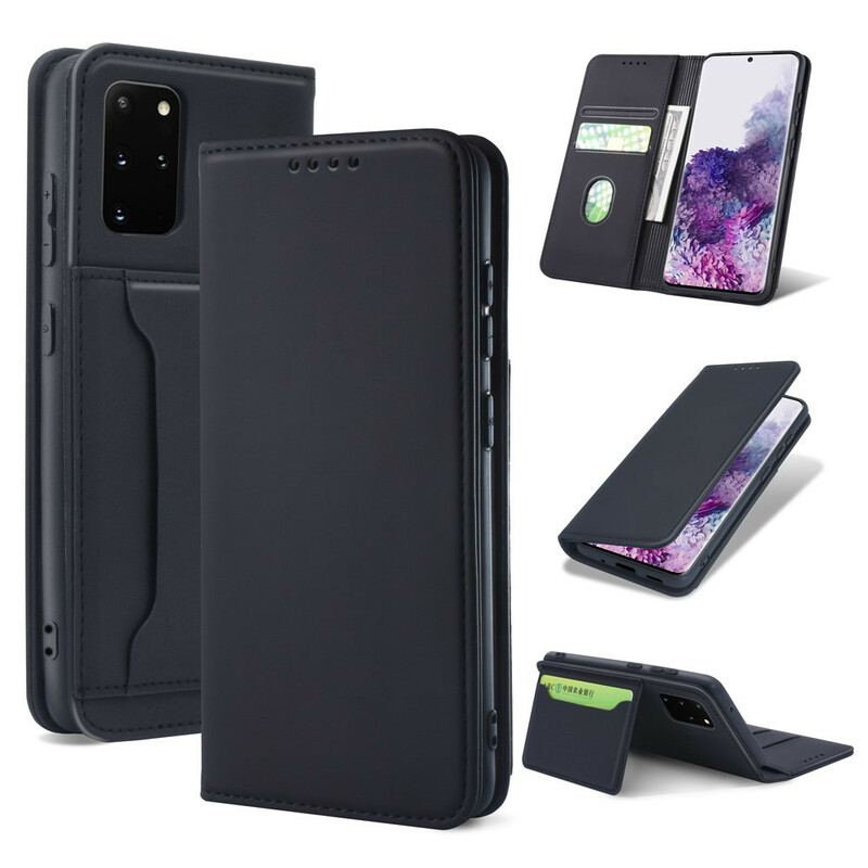 Capa De Celular Para Samsung Galaxy S20 Plus / S20 Plus 5G Flip Suporte Para Cartão