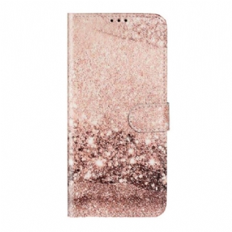 Capa De Couro Para Samsung Galaxy S20 Plus / S20 Plus 5G Lantejoulas De Designer