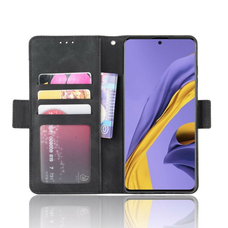 Capa Em Pele Para Samsung Galaxy S20 Plus / S20 Plus 5G Cartões Múltiplos