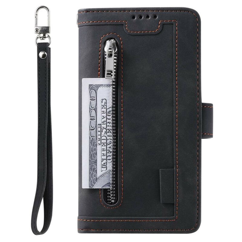 Capa Flip Para Samsung Galaxy S20 Plus / S20 Plus 5G Bolso Com Contornos Reforçados