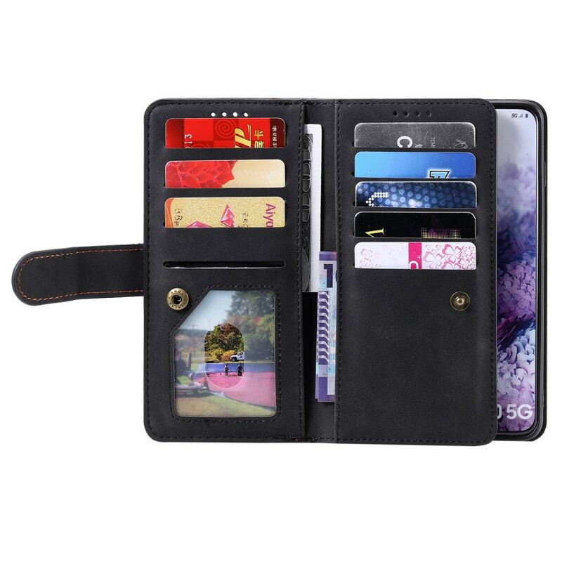 Capa Flip Para Samsung Galaxy S20 Plus / S20 Plus 5G Bolso Com Contornos Reforçados