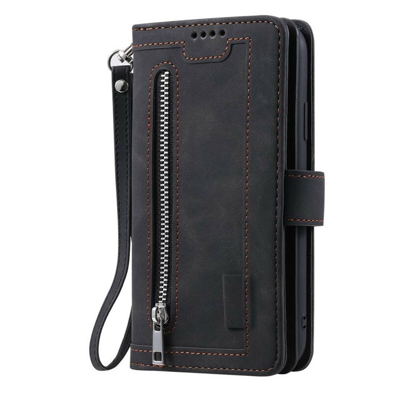 Capa Flip Para Samsung Galaxy S20 Plus / S20 Plus 5G Bolso Com Contornos Reforçados