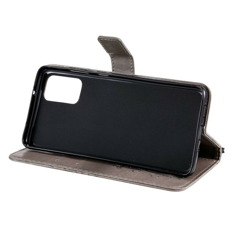 Capa Flip Para Samsung Galaxy S20 Plus / S20 Plus 5G De Cordão Borboletas Gigantes