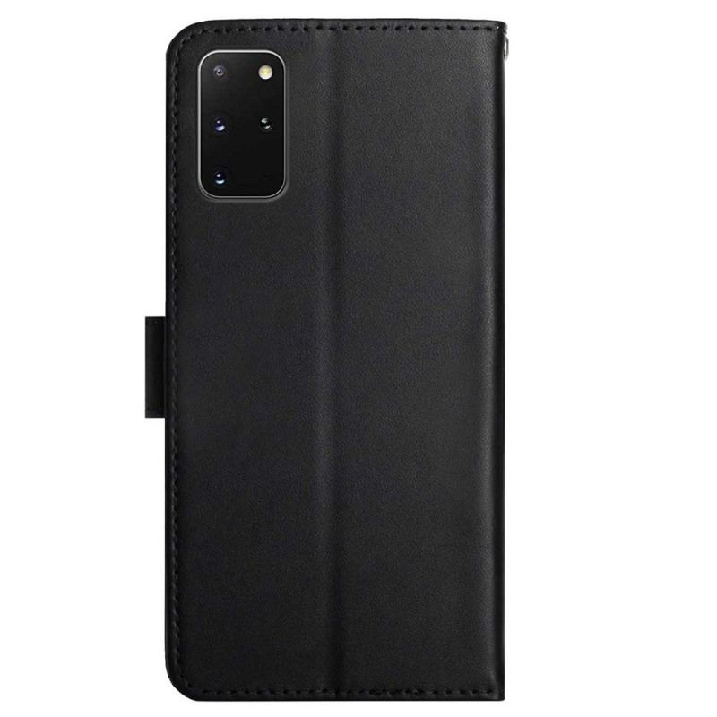 Capa Flip Para Samsung Galaxy S20 Plus / S20 Plus 5G Couro Napa Genuíno