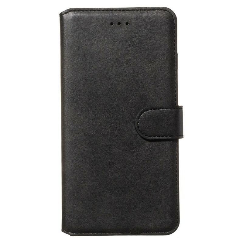 Capa Flip Para Samsung Galaxy S20 Plus / S20 Plus 5G Efeito De Couro Fosco