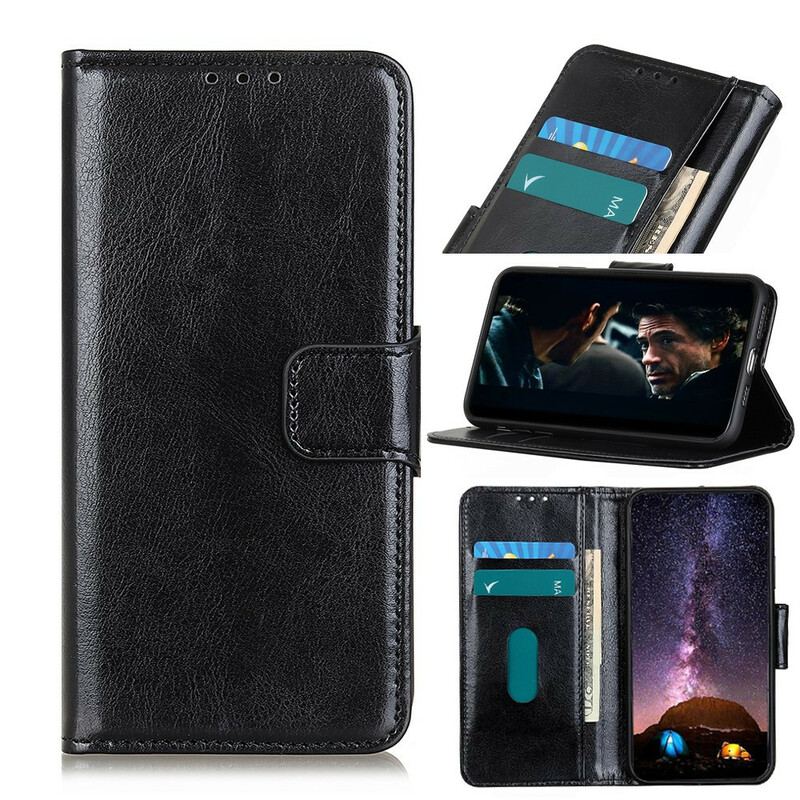 Capa Flip Para Samsung Galaxy S20 Plus / S20 Plus 5G Estilo Tradicional De Couro