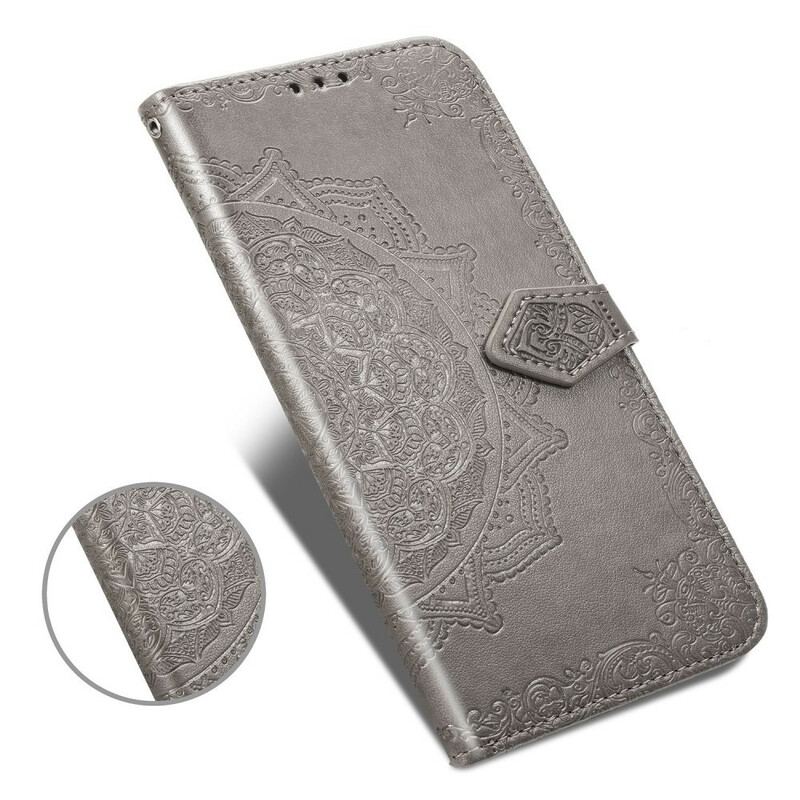 Capa Flip Para Samsung Galaxy S20 Plus / S20 Plus 5G Mandala Idade Média