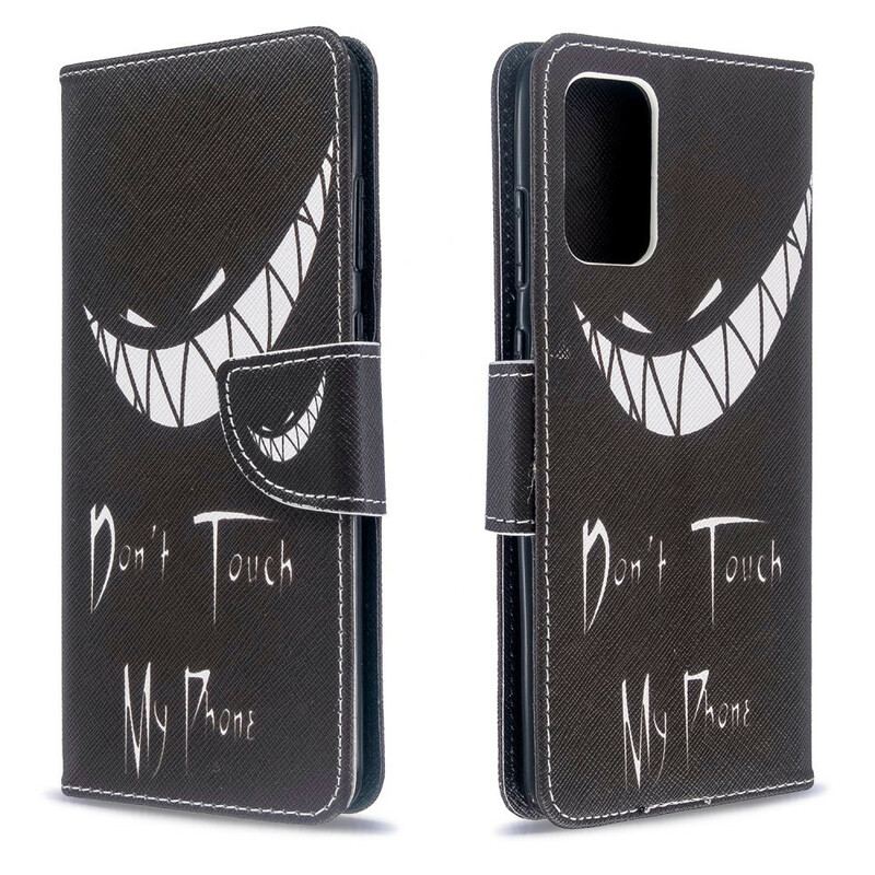 Capa Flip Para Samsung Galaxy S20 Plus / S20 Plus 5G Telefone Do Diabo