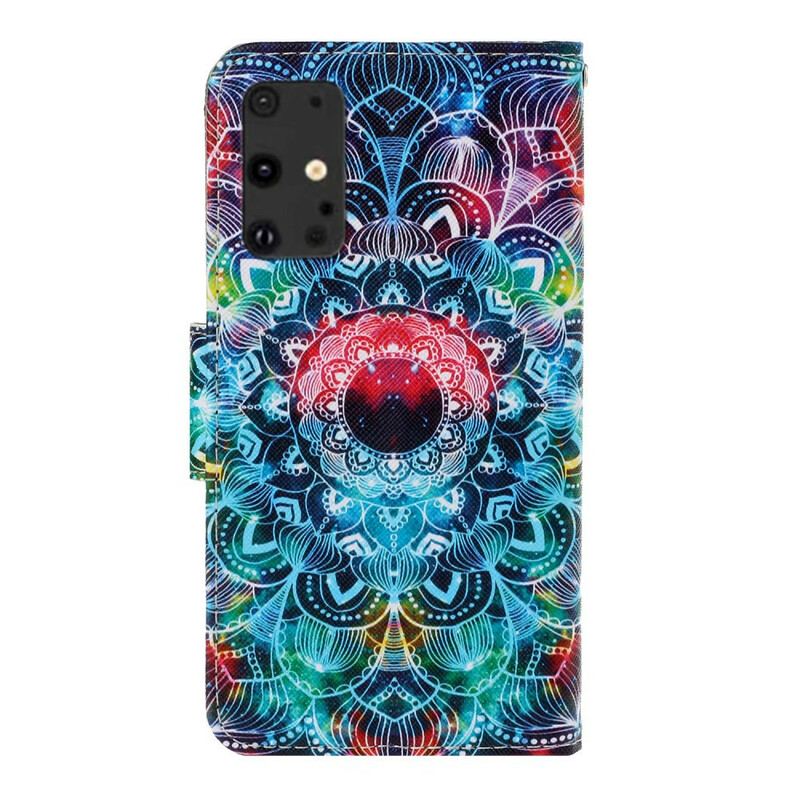 Capa Folio Para Samsung Galaxy S20 Plus / S20 Plus 5G De Cordão Mandala De Tiras Chamativas