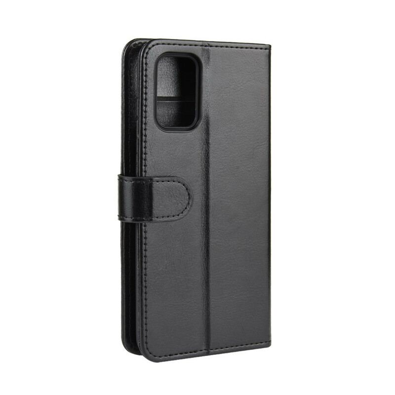 Capa Folio Para Samsung Galaxy S20 Plus / S20 Plus 5G Efeito Couro Fino