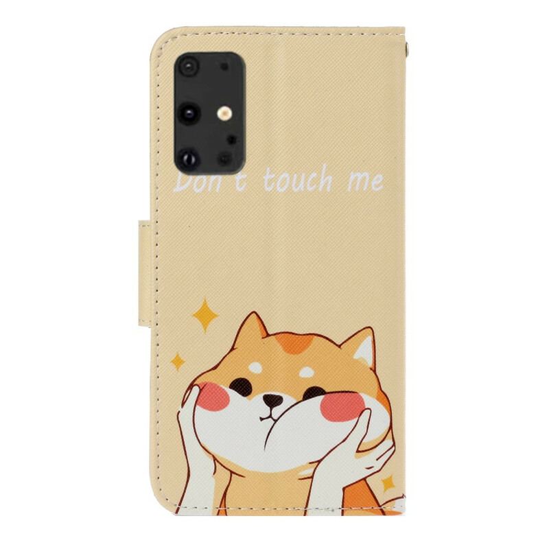 Capa Folio Para Samsung Galaxy S20 Plus / S20 Plus 5G Gato Não Me Toque