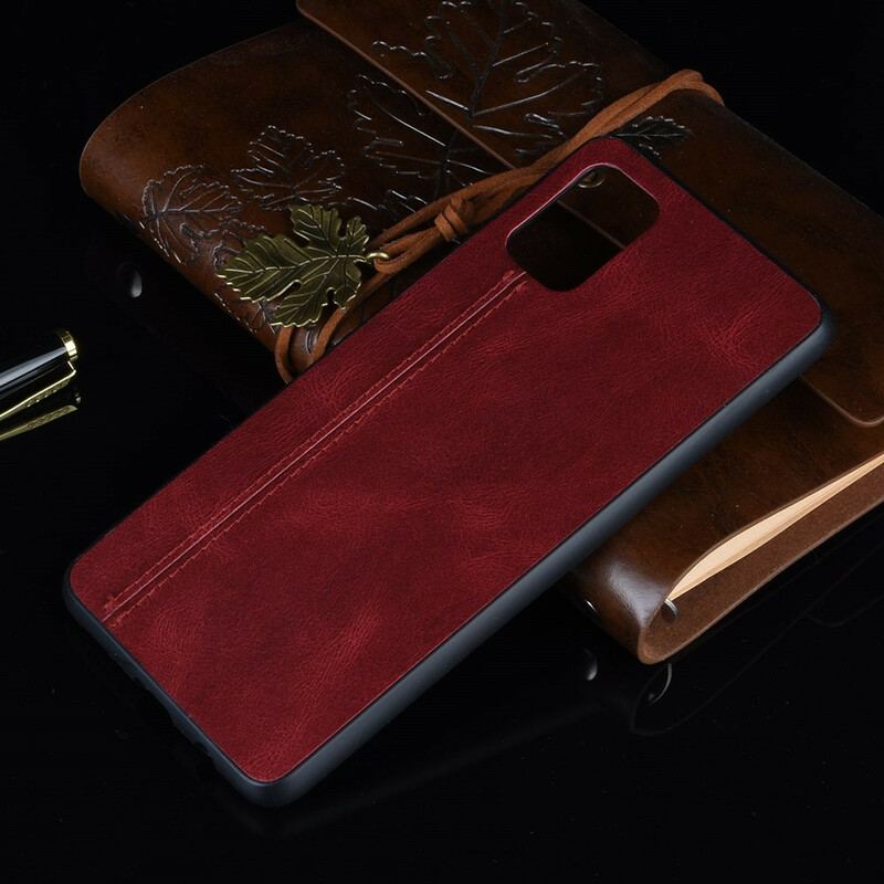 Capa Para Samsung Galaxy S20 Plus / S20 Plus 5G Efeito Couro Couture