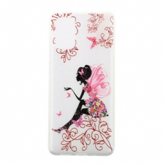 Capa Para Samsung Galaxy S20 Plus / S20 Plus 5G Fada Das Flores Transparentes