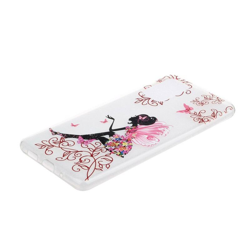 Capa Para Samsung Galaxy S20 Plus / S20 Plus 5G Fada Das Flores Transparentes