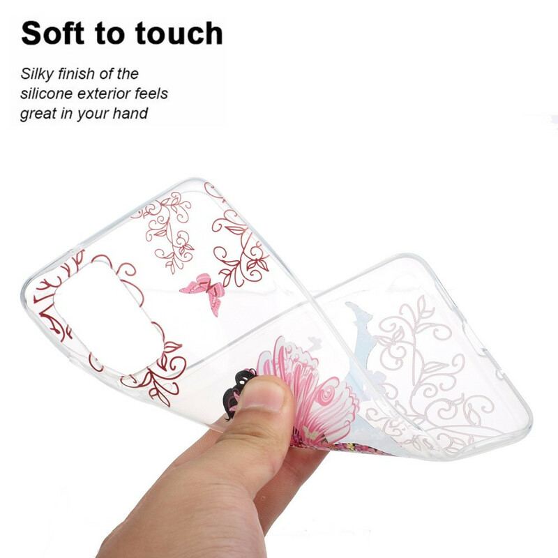 Capa Para Samsung Galaxy S20 Plus / S20 Plus 5G Fada Das Flores Transparentes