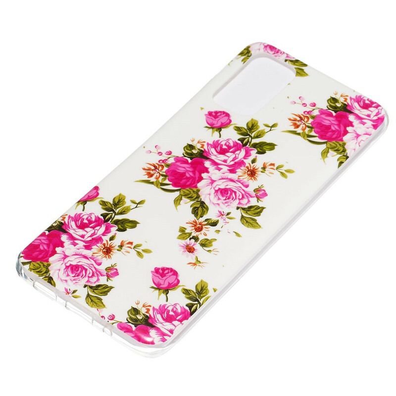 Capa Para Samsung Galaxy S20 Plus / S20 Plus 5G Flores Fluorescentes