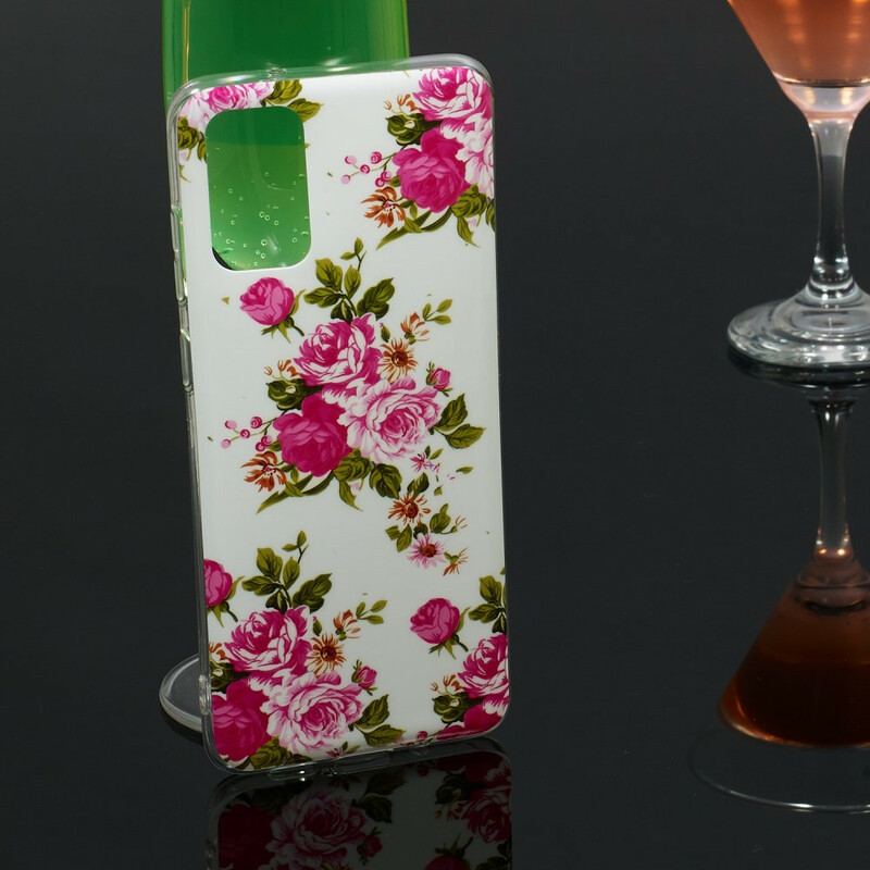 Capa Para Samsung Galaxy S20 Plus / S20 Plus 5G Flores Fluorescentes